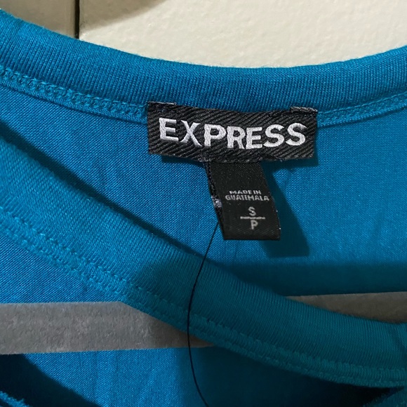 Turquoise blue tank top express size small - Picture 2 of 5